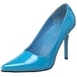 The Highest Heel Women's Classic Pump,Turquoise Polyurethane,9 M US