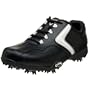 Callaway Men's Chev LP- Wide Golf Shoe,Black/White/Silver,12 W US