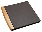 Kitchen & Housewares : Umbra Juniper Wood and Faux Leather Photo Album Holds 260 4"x6" Photos- Natural & Espresso