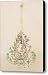 Italian Chandelier Canvas Print / Canvas Art - Artist Bronze Riser