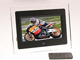 Electronics : 7" Black Memory View Digital Photo Frame with 128MB Internal Memory.