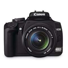 Canon EOS 400D SLR-Digitalkamera (10 Megapixel, 2,5`` Display) inkl. EF-S 18-55mm f/3.5-5.6 IS und Handgriff BG-E3