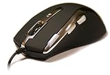 BCL 7 Button Ergonomic Laser Gaming Mouse Black