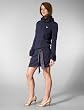 Moschino Jeans Cashmere Blend Knit Dress with Ribbon Belt in Violet