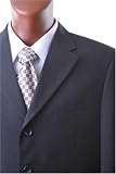 Men's Single Breasted Four Button Black Dress Suit