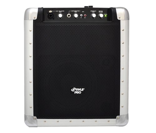 PylePro PCMX265B Battery Powered Portable PA System With USB/SD, DJ Controls, And Aux Inputs