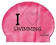 Water Gear Love Swimming Latex Swim Cap
