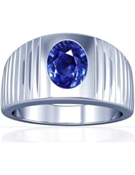 Platinum Oval Cut Blue Sapphire Solitaire Ring (GIA Certificate)