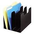 Buddy Products Classic 5 Pocket Vertical Separator, Steel, 10.75 x 7.25 x 11 Inches, Black (0550-4)