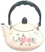 Pfaltzgraff Tea Rose Enamel on Steel Personal Tea Kettle