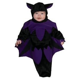 Rubies Costume Co. Deluxe Baby Bunting, Baby Bat Costume, 1 to 9 Months