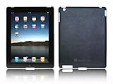 Great Shield Slim-fit Leather Back Cover Case for Apple iPad2 2nd Generation Case (Black)