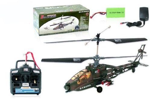 Radio Control Helicopter - RC RC Apache Helicopter with Double Rotors Radio Control Helicopter - RC RC Apache Helicopter with Double Rotors