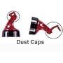 12 Dust Caps (detachable)