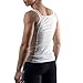 AGPTEK® Men Slimming Body Shaper Vest Shirt Lose Weight Underwears - M White