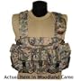 Airsoft Vest Chest Rig Woodland Camo