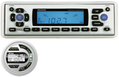 Buy Boss Mr1520w Mp3-compatible In-dash Marine Cd Receiver with Wired Remote Control by BOSS AUDIO now!