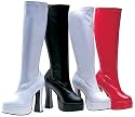 Sexy Chacha White Patent Leather Platform Boots