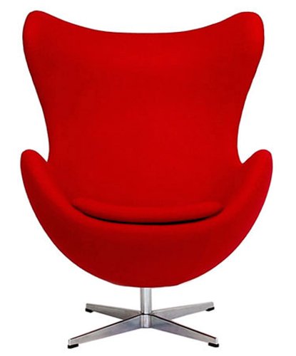 E-comfort エッグチェア レッド CH8148_B208R 24202 