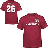 Chris Beanie Wells Arizona Cardinals Game Gear Jersey Name And Number Red Youth T-Shirt