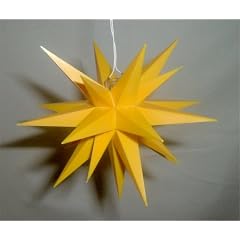 Herrnhuter Sterne Innenstern 13 cm gelb