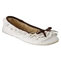 Women's Claribel Ruffle Ballet Slippers - Ivory