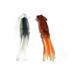 KAMIKAZE -SQUIDEX18 SOFT SQUID LURES - PK OF 2 - SET C