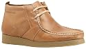 Base London Mens Bolt Mid Wallabee Boot Tan