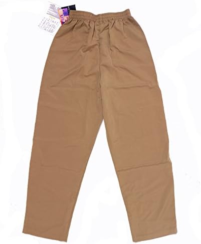 Susan Graver QVC Petite Peachskin Pull-on Pants Assorted Colors (PXL, Khaki)