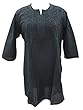 Black Tunic Cotton Embroidered long Kurti