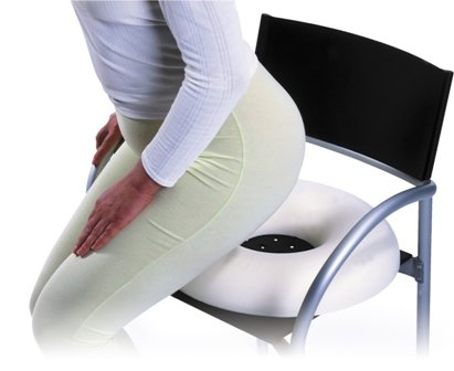 SISSEL®Sit Ring, Sitzring, Sitzauflage inkl. 1Frottee-Bezug, wer viel im Sitzen arbeitet schätzt die Entlastung mit dieser Stuhlauflage. Auch während und nach der Schwangerschaft, nach Operationen und auch bei Dekubitus. rund oder oval,k je nach Liefermöglichkeit