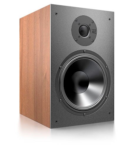 Nubert nuBox 381 Kompaktbox Nussbaum, Front Graphit, 1 Stück