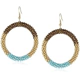 plastic white hoop earrings Josefina De Alba Greek 