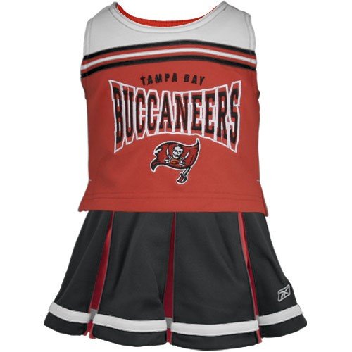Reebok Tampa Bay Buccaneers Red Youth 2-Piece Cheerleader Dress (Large)