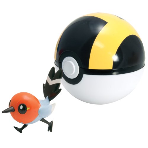 Pokémon Clip & Carry Poké Ball Fletchling + Ultra Ball