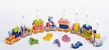  : Toys pure - Geburtstagszug Lok mit 7 Anhängern