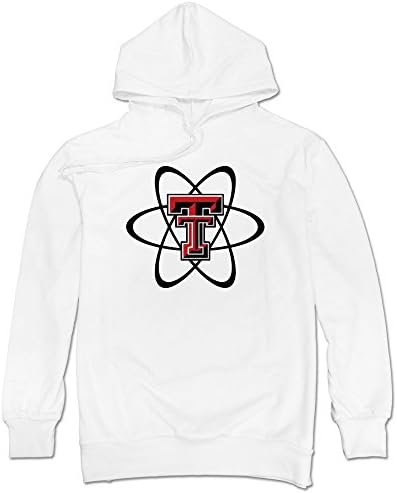 YAK Men's Texas Tech Red Raiders Design Hoodies Sweatshirt White XXL