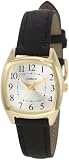 Timex Women`s C3C63230 Carriage Gold Cushion Shaped Case Watch