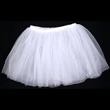 Three Layer Ballet Fairy Tutu - White