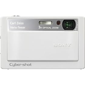 Sony Cybershot DSC-T20 8MP Digital Camera with 3x Optical Zoom and Super Steady Shot (White)