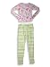 Private Label - Girls Long Sleeved Pajamas, Pink, Green
