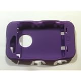 Purple Silicone Skin Compatible for Otterbox Defender and Kingcase Iphone 3g, 3gs
