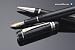 Parker Duofold Black Platinum Trim International Medium Point Fountain Pen - 91512-00