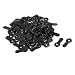 uxcell 20mmx9mmx1mm Metal Ridged Picture Photo Frame Turn Button Black 100pcs