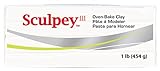 UPC 715891001165 product image for Sculpey III Polymer Clay, 1-Pound, White | upcitemdb.com