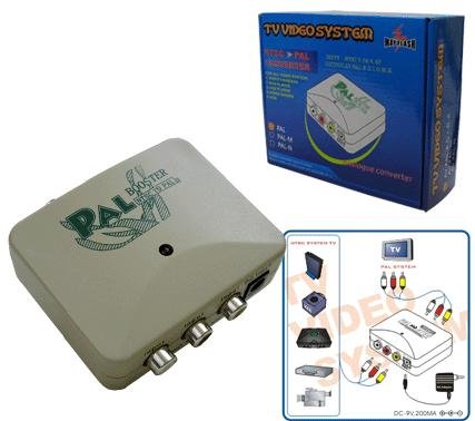NTSC to Pal Video System Converter for PS2/PS3/Wii/Xbox