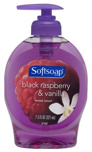 Softsoap Hand Soap, Black Raspberry & Vanilla, 7.5-Ounces (Pack of 12)