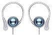 JVC HAE23A Clip-On "Ear Gem" Headphone (Blue)