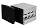 SilverStone CFP52B 5.25-Inch to 3.5-Inch Bay Converter with Hot-Swappable Function (B...