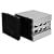 SilverStone CFP52B 5.25-Inch to 3.5-Inch Bay Converter with Hot-Swappable Function (Black)